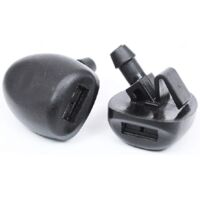 2Pcs Buses de lave-glace de pare-brise avant Buse de jet de lave-glace de pare-brise pour Peugeot 206 206+ 407