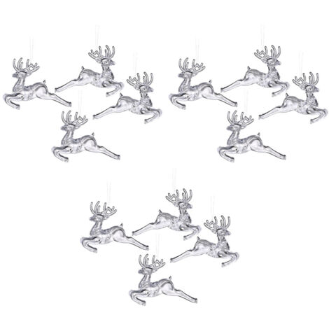 Grand Flocon De Neige De Noël En Cristal Translucide Complexe Dans Des