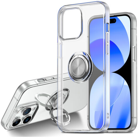 Étui transparent avec anneau de maintien pour Samsung Galaxy S24 Plus (1/5)
