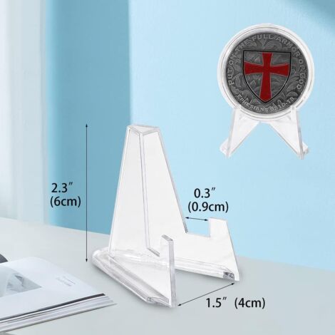 Support de chevalet acrylique transparent 25 pièces - Mini chevalets - Support de