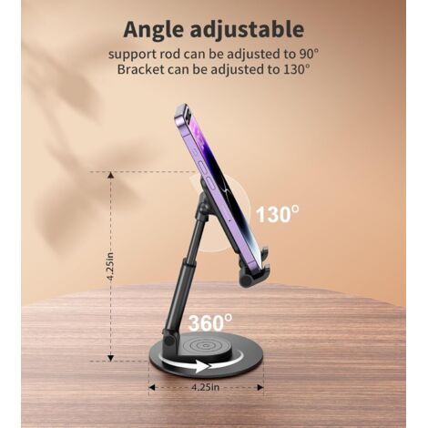 Support Universel Réglable Pour Téléphone Et Tablette - Bureau/Table - IPhone/iPad/Xiaomi