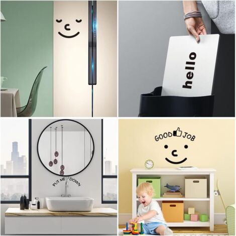 Déco Toilette Amovible Autocollants Abattant WC Déco - Lot De 2 Stickers Amovibles Oiseaux Fleurs Pivoines Papillons Décoration Abattant Toilettes