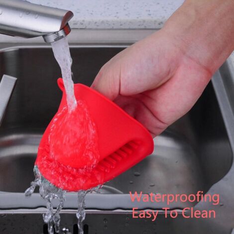 IBILI - Lot De 2 Gants En Silicone Résistants à La Chaleur - Pour Four, Friteuse - Mini Taille 8,5x9 Cm IBILI - Lot De 2 Gants En Silicone Résistants à La Chaleur - Pour Four, Friteuse - Mini Taille 8,5x9 Cm