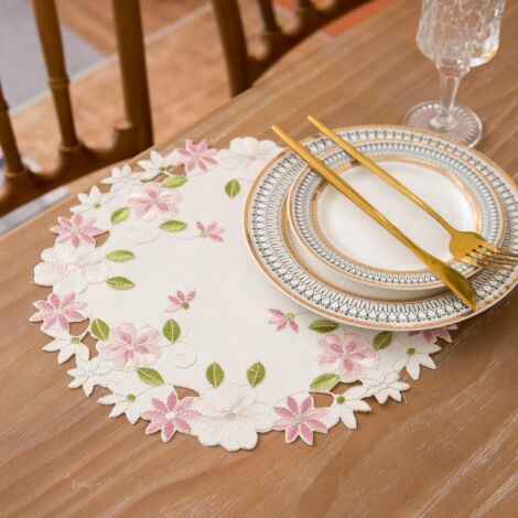 Napperon Dentelle Sets De Table En Dentelle Blanche - Canada Napperon Rond Napperon Dentelle Sets De Table En Dentelle Blanche - Canada Napperon Rond