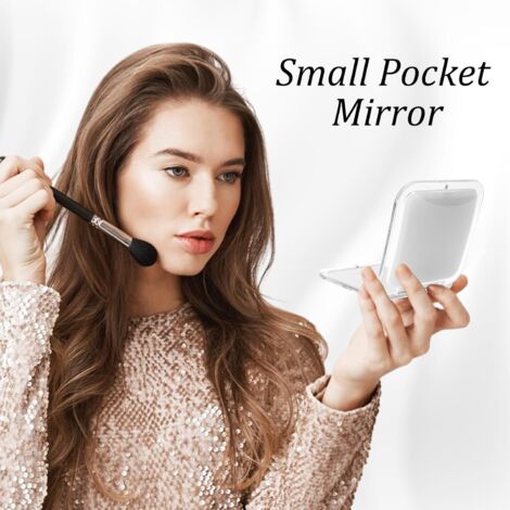 Loupe De Poche Pliable Porte-Clés - Verre Grossissant Pour Lecture, 3.2cm, ABS, Idéal Pour Personnes Âgées