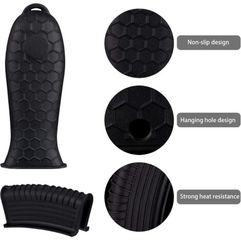 Moufles De Four En Silicone Résistantes à La Chaleur - Paire Anti-dérapante - Pour Plaques, Pots, Barbecue - Lavables En Machine