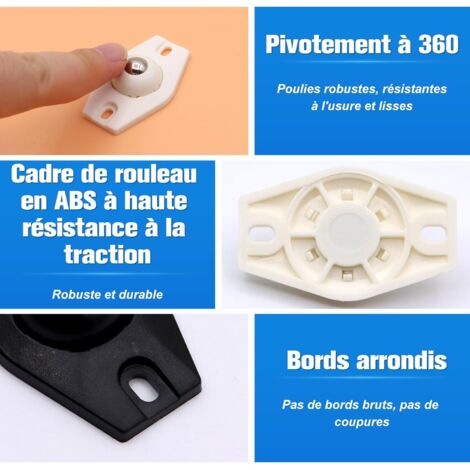 Lot De 8 Housses Silicone Pour Roulettes De Valise - Protection Anti-usure, Réduction Bruit - Universel