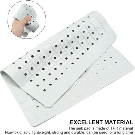 1 Pièce Tapis De Drainage En Silicone Tapis Anti-éclaboussures D"eau Tapis D"absorption D"eau