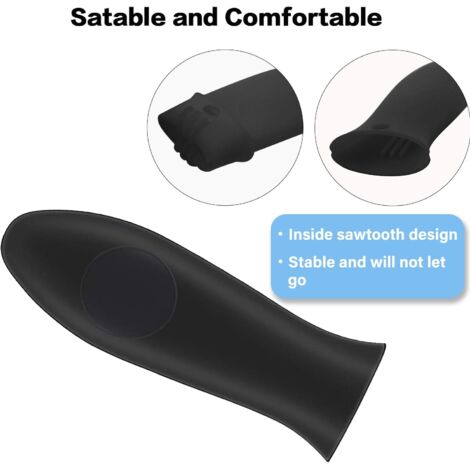 4 Poignées De Casserole En Silicone – Antidérapant, Résistant à La Chaleur, Lot De 4