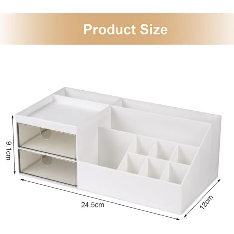 Boîte De Rangement De Voiture De Grande Capacité à Double Couche, Organisateur De Coffre De Voiture