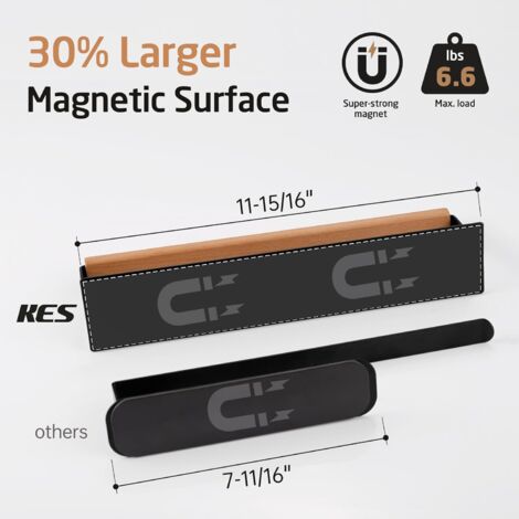 Porte-gobelets Magnétique Réfrigérateur 2 Pièces - Étagère Sans Perçage Avec Crochets - Rangement Cuisine Gain De Place - 7