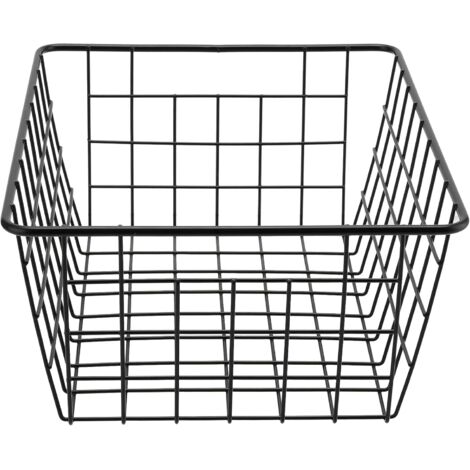 Panier à œufs En Fil Métallique Et Bois - Pour 12 œufs, 18x12 Cm, Style Ferme, Rangement Cuisine Ou Déco