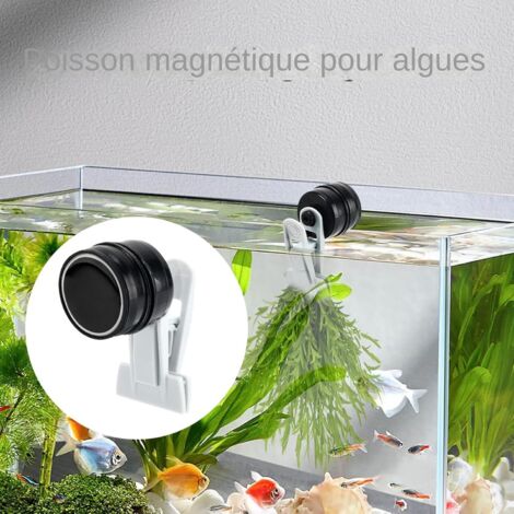 Pince Distributeur Nourriture Aquarium - Support Magnétique Pour Algues, Crevettes, Poissons