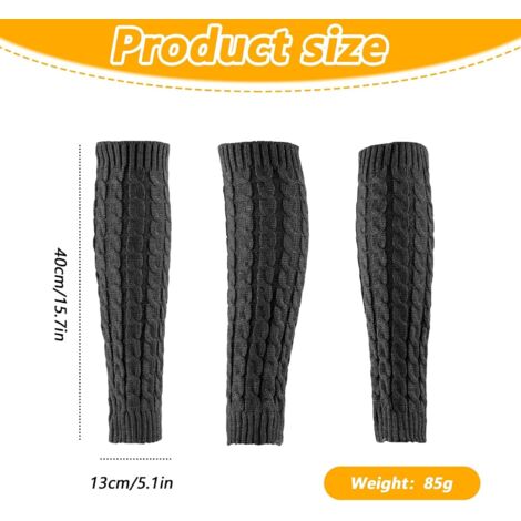 3 Paires Jabière Fees, Jabières Chaudes Jabières Tricotées Autone