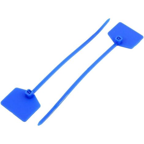 Attaches Câbles Avec Étiquettes - Lot De 50, Nylon, Longueur 110mm, Zone Écriture, + 1360 Étiquettes Vierges Imprimables