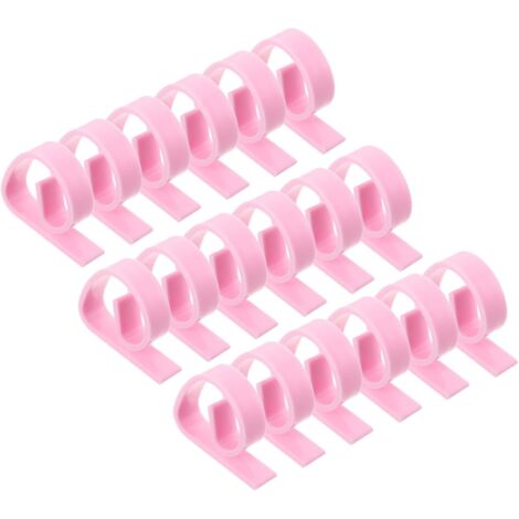 60 clips nappe ABS rose – maintien solide – tables extérieures – mariages/réceptions/Noël – usage événementiel (1/5)