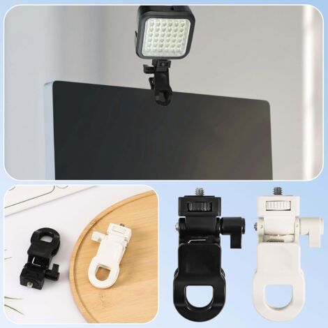 USB Rechargeable LED Ring Light For Phone Videos LED Selfie Ring Light With Clip - 36 Bulbs, Rechargeable For Phones & Content Creation Clip-on Selfie Light