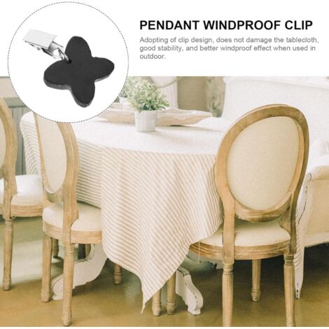 Poids Pour Nappe De Table Exterieur YS0911 Lot De 4 Poids De Nappe Avec Clip Pour Nappe De Table, Fournitures Pour La Maison, L'extérieur, Les Voyages, Les Pique-niques, Les Poids De Nappe
