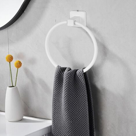 Porte-serviettes à Ventouse Réglable - Acier Inoxydable, Sans Perçage, Pour Salle De Bain/cuisine