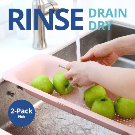 Panier De Vidange En Forme D'esc, Bol De Lavage Rotatif Pour Fruits Et Légumes Avec Passoire, Bol De Lavage De Légumes Et De Fruits, Gadgets De Cuisine