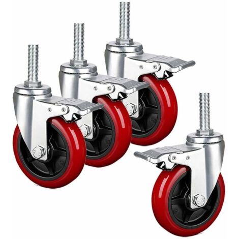 Freins De Patins à Roulettes PU Haute Élasticité - Butées Antidérapantes Résistantes à L'Usure Avec Vis - Accessoires Pour Roller Quad