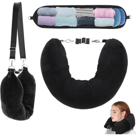 Housse De Transport Pour Coussin De Voyage – Sac étanche, Avec Bandoulière, Pour Coussin En U, Avion, Train, Bureau