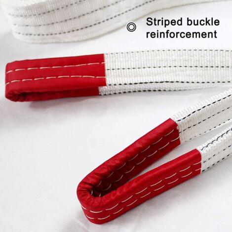 Sangle De Levage En Toile 1T/2T/3T - 2m Ou 3m, Recto-Verso Robuste Et Certifiée