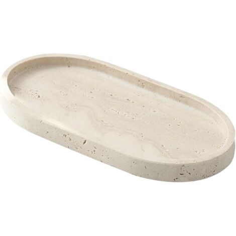 WORHE Plateau En Marbre Naturel Pour Salle De Bain, Cuisine
