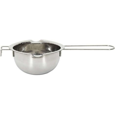 Melting Pot Bain-Marie 600ML Inox - Chocolat Beurre Fromage Avec Poignée Chaleur