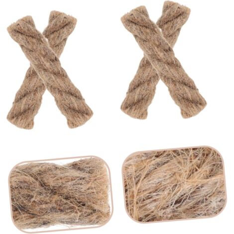 BESPORTBLE Pack De 20 Allume-Feu à Mèche En Corde Pour Camping Et Plein Air