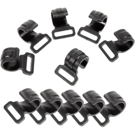 20pièces Lot de Crochets De Camping pour Poteaux De Tente Crochets pour Cordes Et Auvents Attaches pour Matériel Extérieur (1/5)