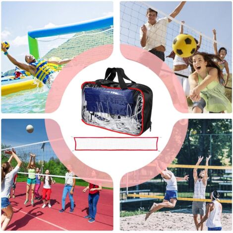 Filet De Volley-Ball De Piscine 4,6 X 0,9m – Nylon Résistant, Portable, Installation Rapide, Pour Piscine Et Jardin