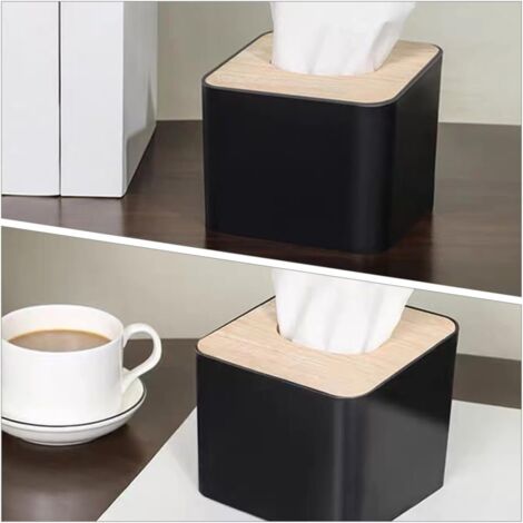 Distributeur De Papier Toilette Mural - Porte-serviettes Salle De Bain Flottant - 19.5x11.5x11.5 Cm