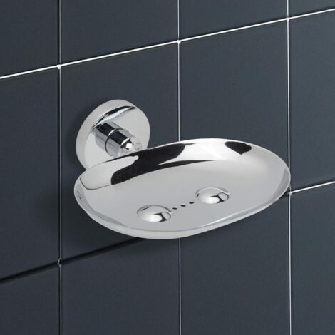 IPEA Porte-Savon Mural Adhésif Métal - Design Moderne Sans Perçage Support Savon Mural