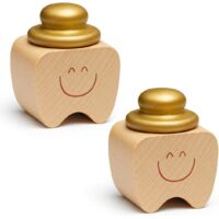2 boîtes à dents de lait personnalisées pour enfants, idéal petit cadeau fée des dents