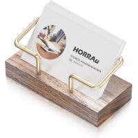 Porte Carte de Visite, Présentoire de Carte, Accessoire de Bureau, Cadeau Homme, Cadeau Femme
