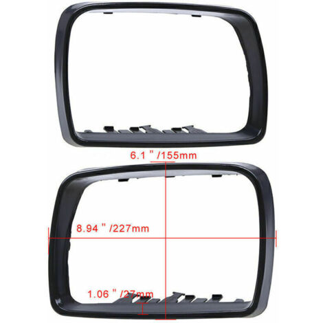 Cristal De Espejo Lateral Izquierdo Calefactable Para BMW X5 E53 (1999-2006), ¡adiós A La Niebla!