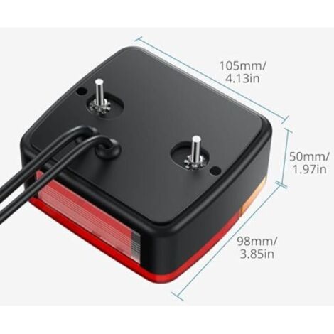 Kit De Luces Traseras LED Inalámbricas Magnéticas De 7 Pines Para Remolque – Conexión 4/7 Pines