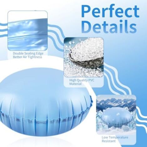 Juego de 2 cojines de aire para piscinas, utilizables en invierno Juego de 2 cojines de aire para piscinas, utilizables en invierno