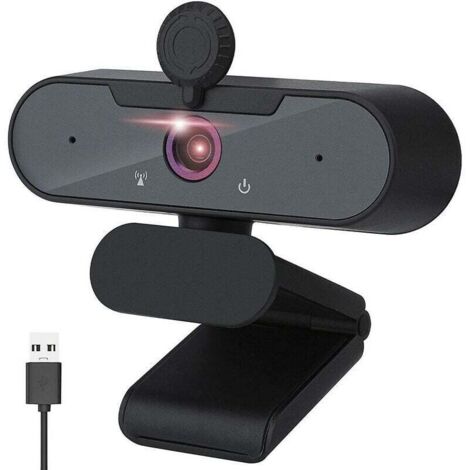 Webcam PC USB 720P – Micro Intégré, Pivot 360°, Clip Réglable, Sans Pilote, Pour Visio, Streaming, Cours - 7