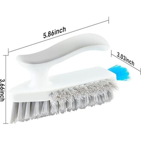 Generic Brosse de nettoyage 3 en 1 pour joints de carrelage, brosse à