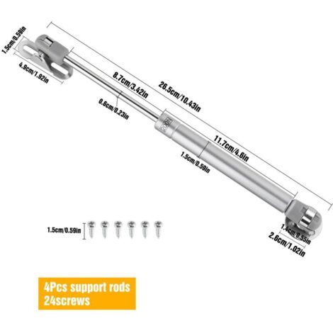 Lot De 2 V rin Gaz 200N 20kg Verin Meuble Ressort Amortisseurs lot-de-2-v-rin-gaz-200n-20kg-verin-meuble-ressort-amortisseurs