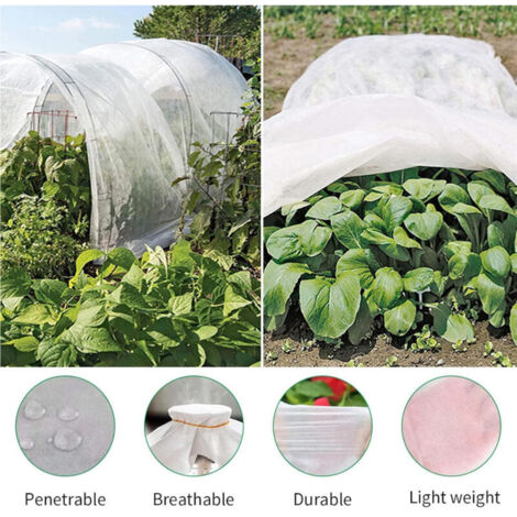 KINGLAKE 1.6X5m Voile Hivernage Exterieur - 30g/m² Épaissi d'hivernage, Toile Hivernage Plante Protection Contre Le Gel, Protection Hivernale pour Plantes Olivier Citronnier KINGLAKE 1.6X5m Voile Hivernage Exterieur - 30g/m² Épaissi d'hivernage, Toile Hivernage Plante Protection Contre Le Gel, Protection Hivernale pour Plantes Olivier Citronnier