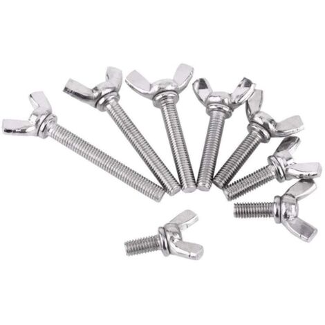 POFET Lot De 10 Cadenas M6 Anneau En D Acier Inoxydable 316 - Construction Lourde Marine Remorquage