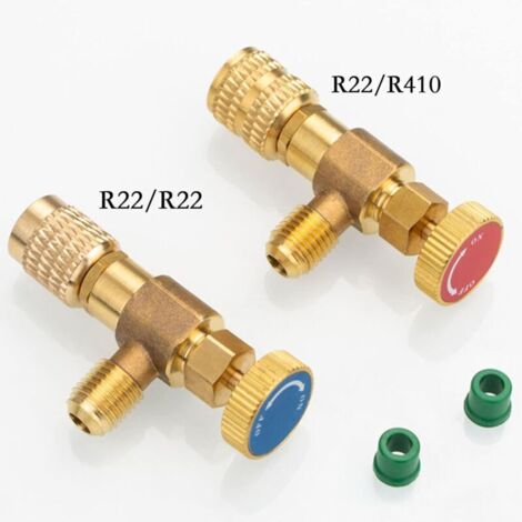 ADAPTATEUR DE VANNE de charge de réfrigération compact R410 R22 pour ADAPTATEUR DE VANNE de charge de réfrigération compact R410 R22 pour
