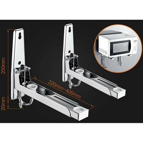 2 Pi ces Supports Micro Ondes En 304 Acier Inoxydable Support Pour Four 2-pi-ces-supports-micro-ondes-en-304-acier-inoxydable-support-pour-four