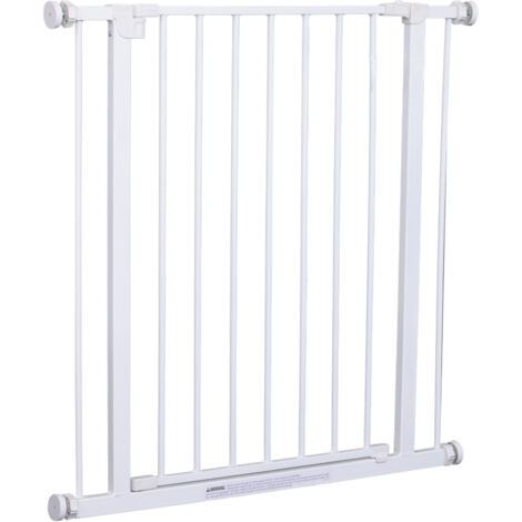 PawHut Cancelletto di Sicurezza per Animali Allargabile, 76x76-82cm