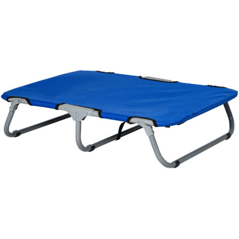PawHut Brandina per Cani Cuccia Lettino Rialzata Pieghevole, Blu