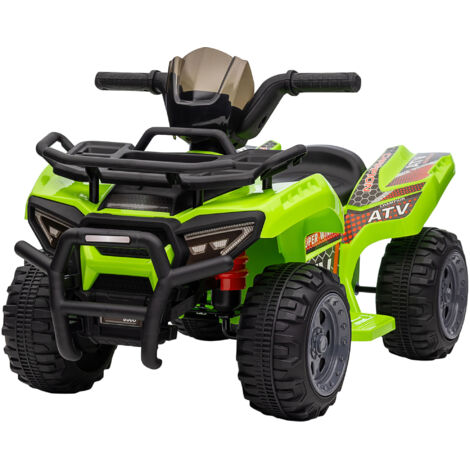 HOMCOM Quad Elettrico per Bambini Batteria Ricaricabile 6V e Pulsante