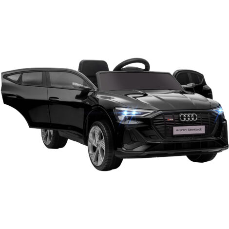 HOMCOM Macchina per Bambini 3-5 Anni 12V Telecomando Velocità 3-5km/h Luci LED